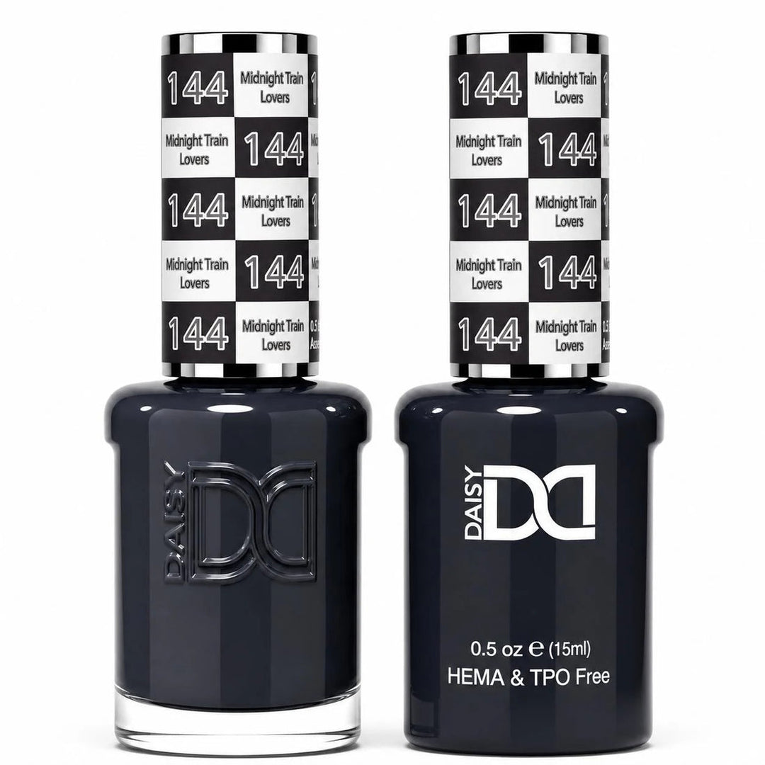 DND HEMA & TPO FREE Gel Polish Duo - 144 Midnight Train Lovers