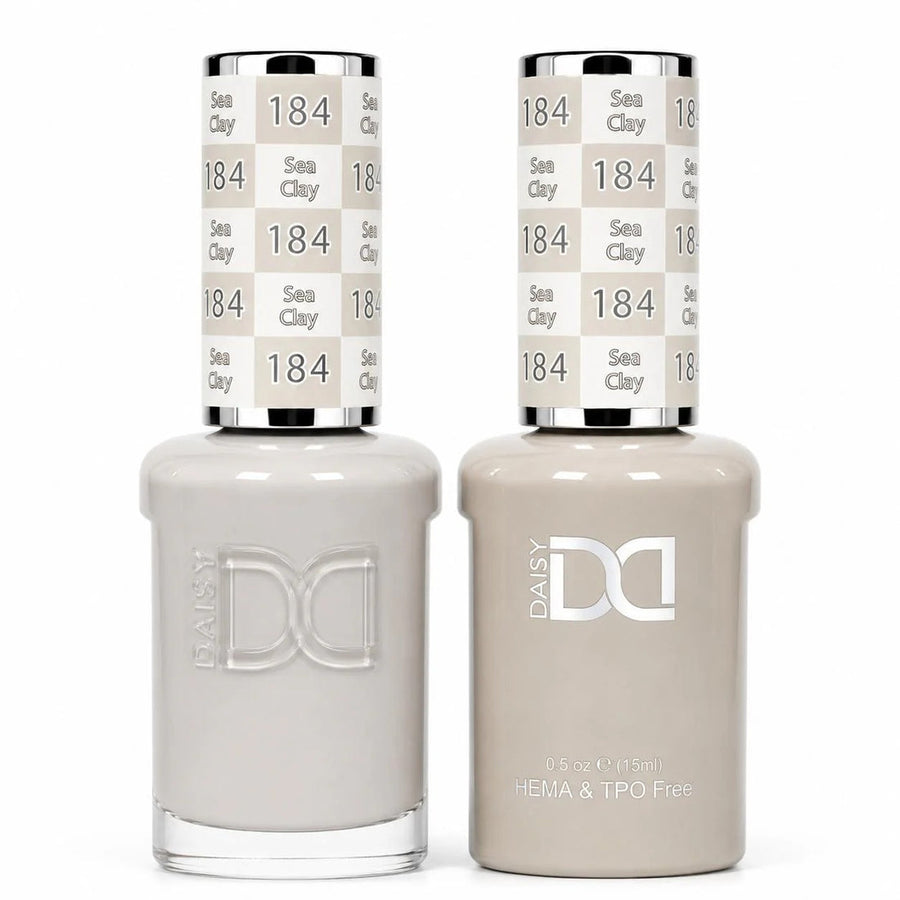 DND HEMA and TPO Free Gel Polish Duo 184 Sea Clay