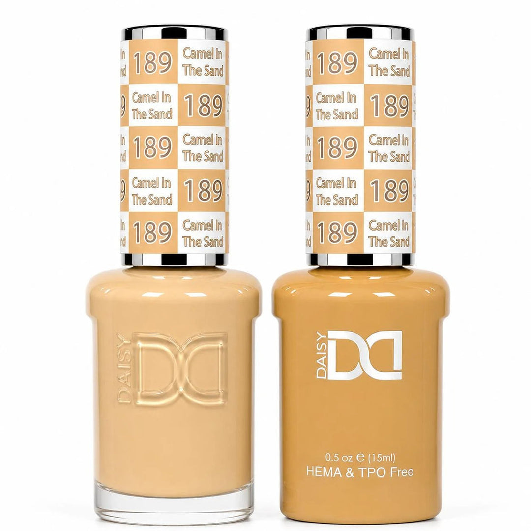 DND HEMA & TPO FREE Gel Polish Duo - 189 Camel in the Sand