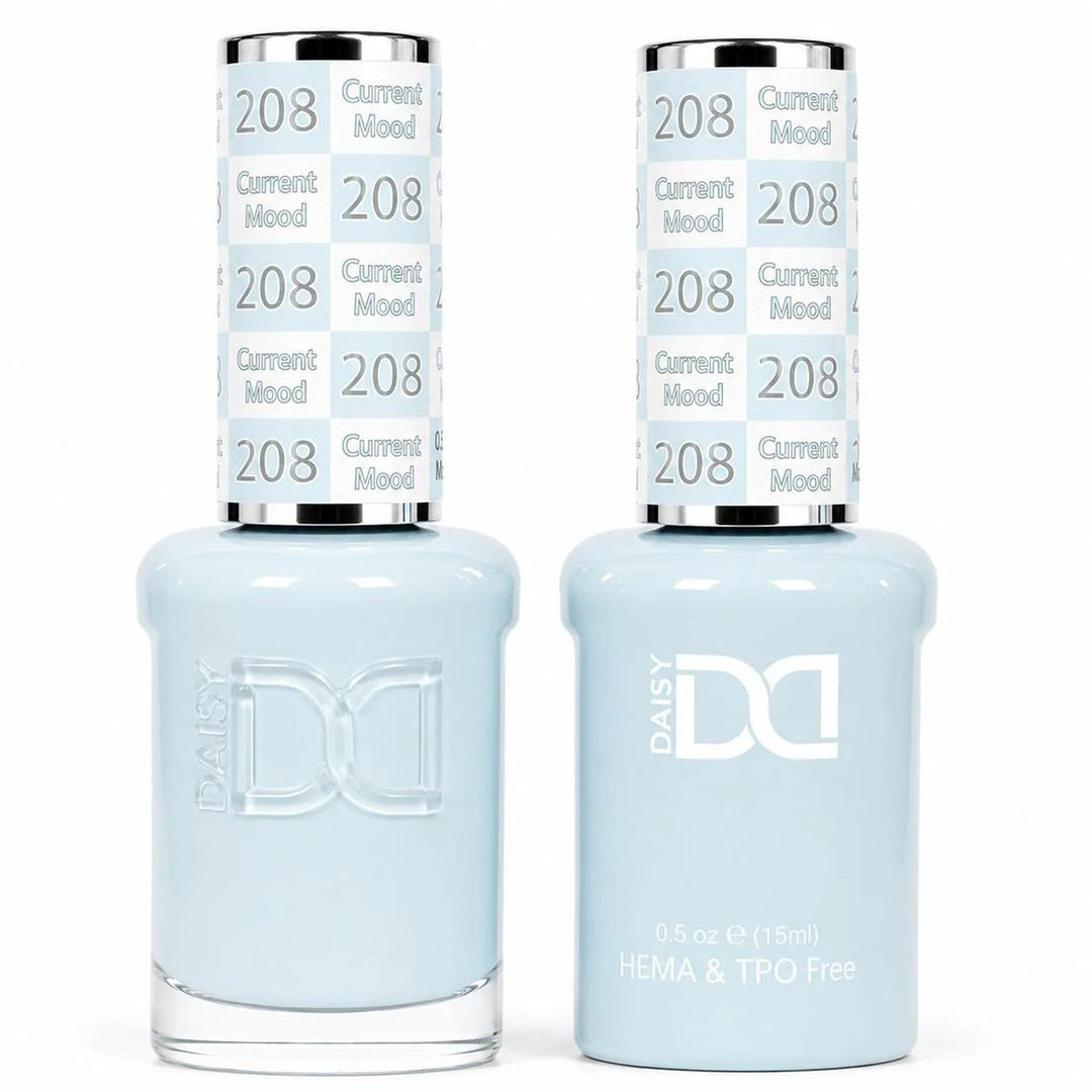 DND HEMA and TPO Free Gel Polish Duo 208 Current Mood