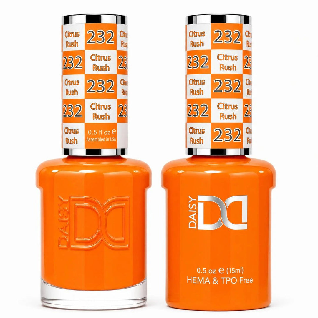 DND HEMA & TPO FREE Gel Polish Duo - 232 Citrus Rush