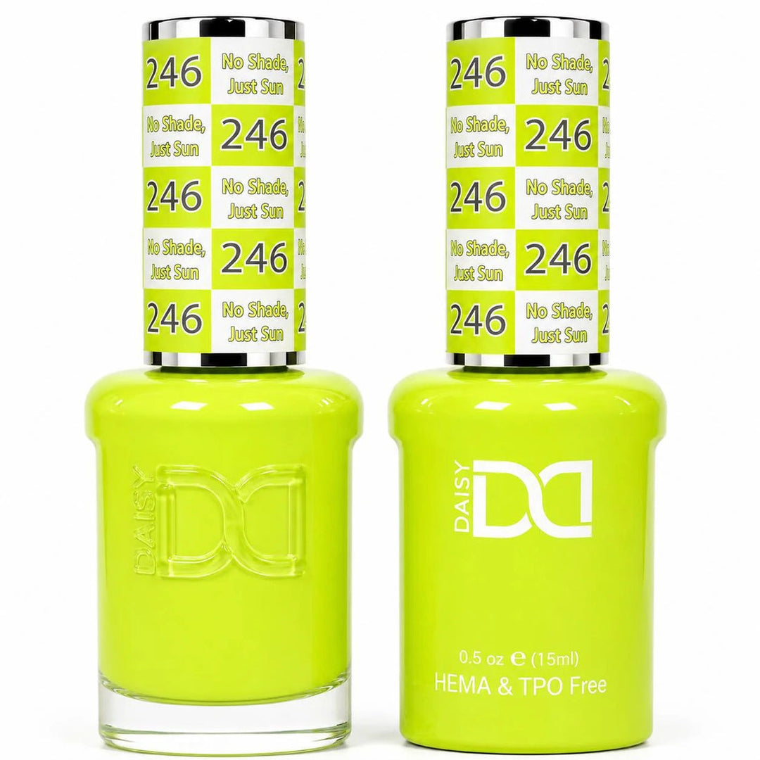 DND HEMA & TPO FREE Gel Polish Duo - 246 No Shade, Just Sun