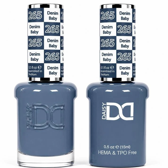 DND HEMA & TPO FREE Gel Polish Duo - 265 Denim Baby