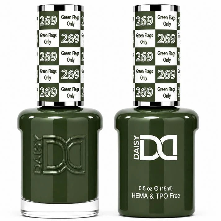 DND HEMA & TPO FREE Gel Polish Duo - 269 Green Flags Only