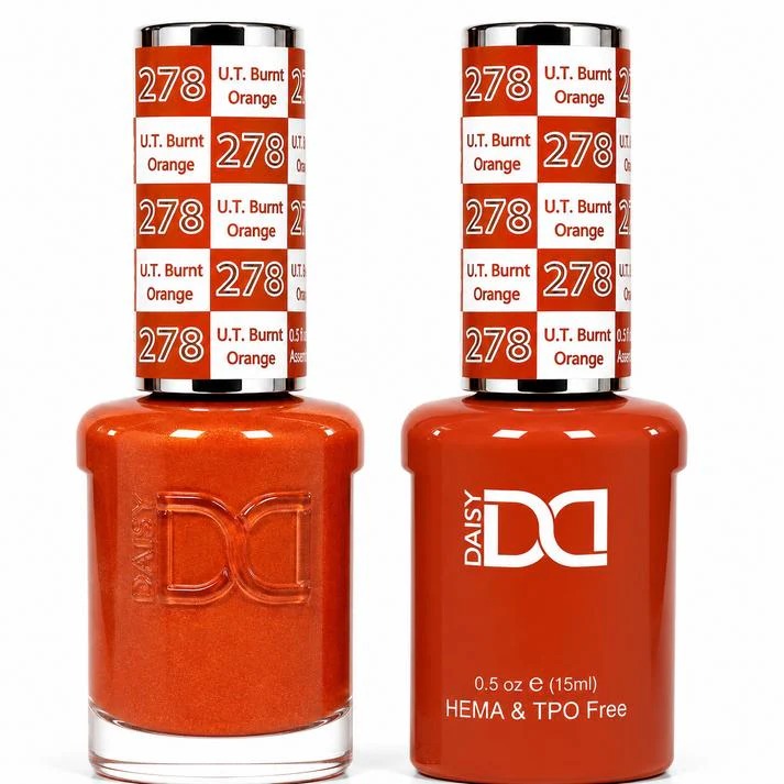 DND HEMA & TPO FREE Gel Polish Duo - 278 U.T. Burnt Orange