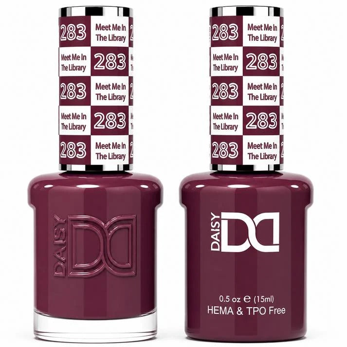 DND HEMA & TPO FREE Gel Polish Duo - 283 Meet Me in The Library