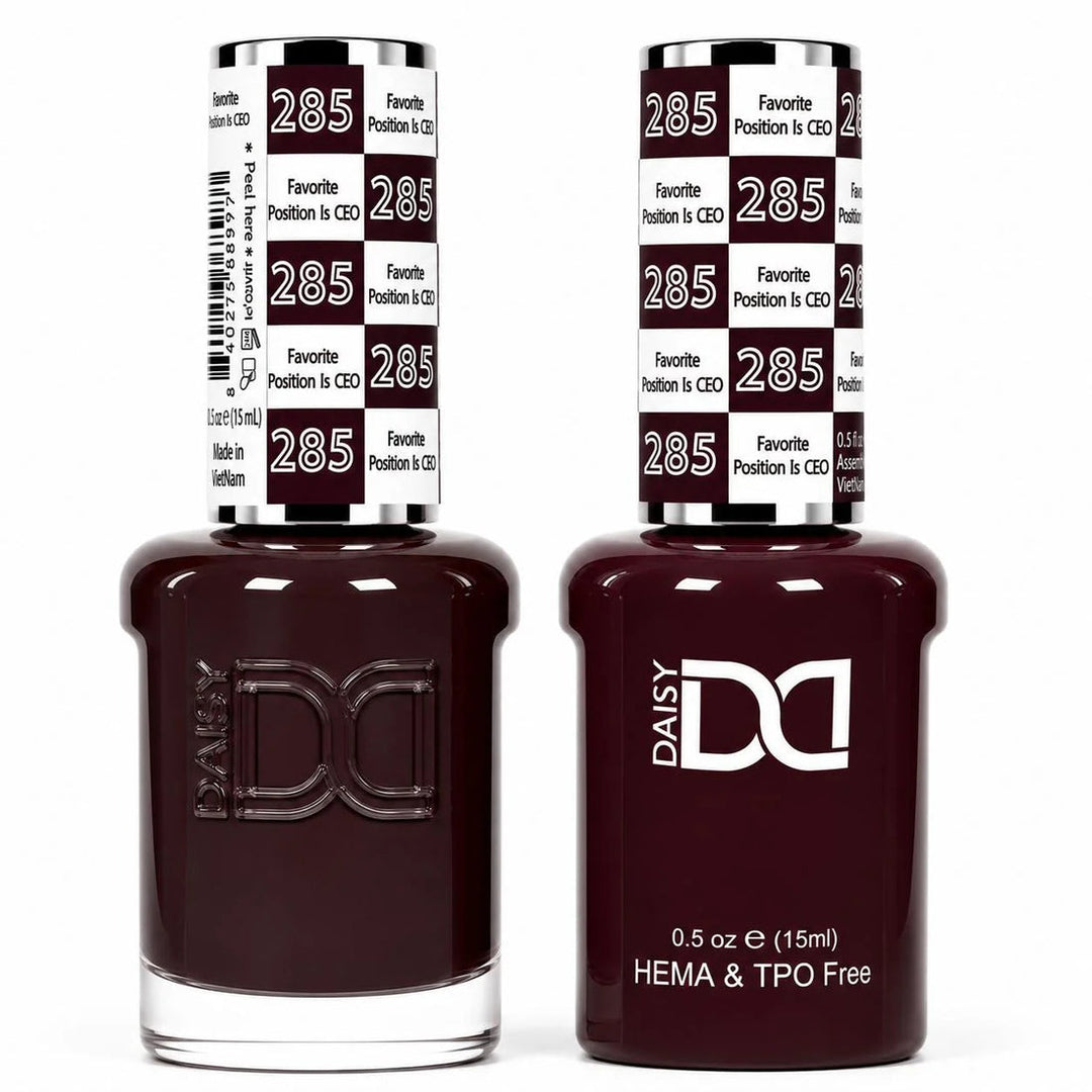 DND HEMA & TPO FREE Gel Polish Duo - 285 Favorite Position is CEO