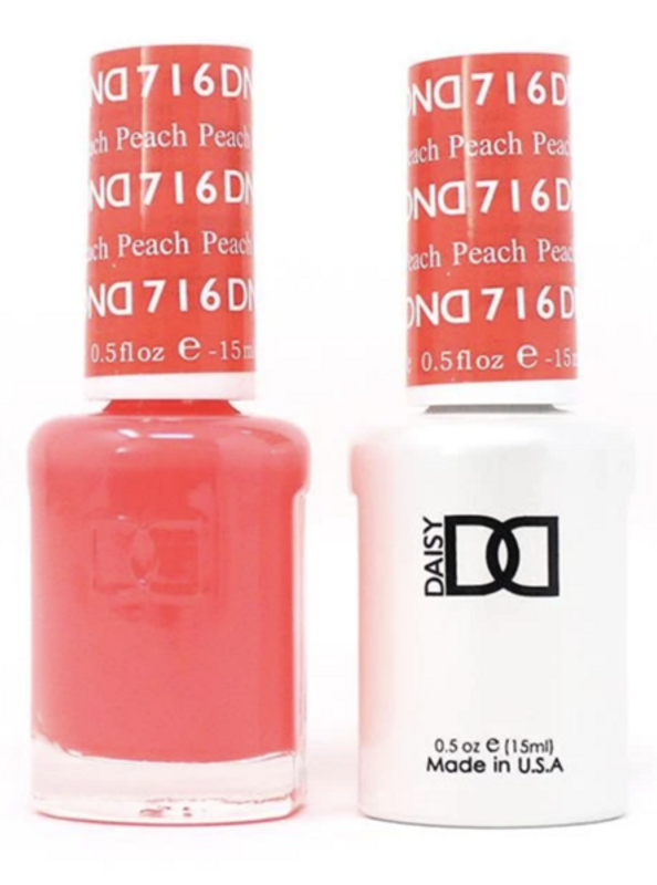 Peach #716 - Daisy DND Matching Gel Duo Set