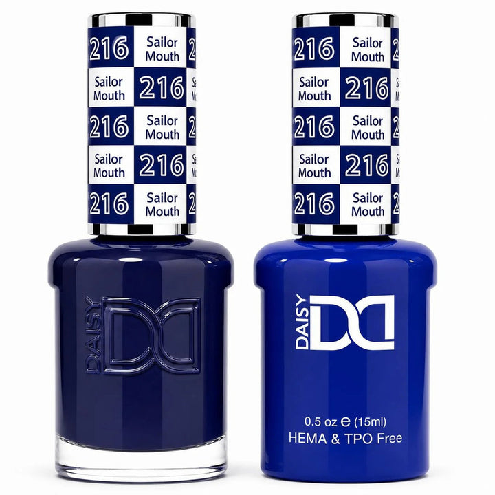 DND HEMA & TPO FREE Gel and Polish Duo Part 6 36pc Bundle - I'm The Captain Now! Collection #182-218