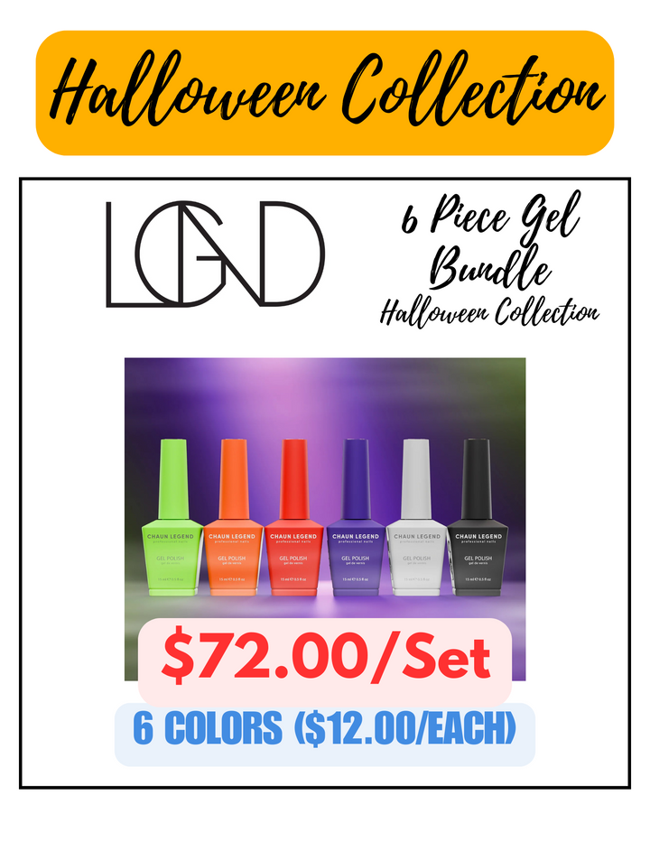 Chaun Legend Gel 6pc Bundle - Halloween Collection Special