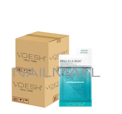 VOESH Pedi in a Box - Deluxe 4 Step100 pieces Ocean Refresh