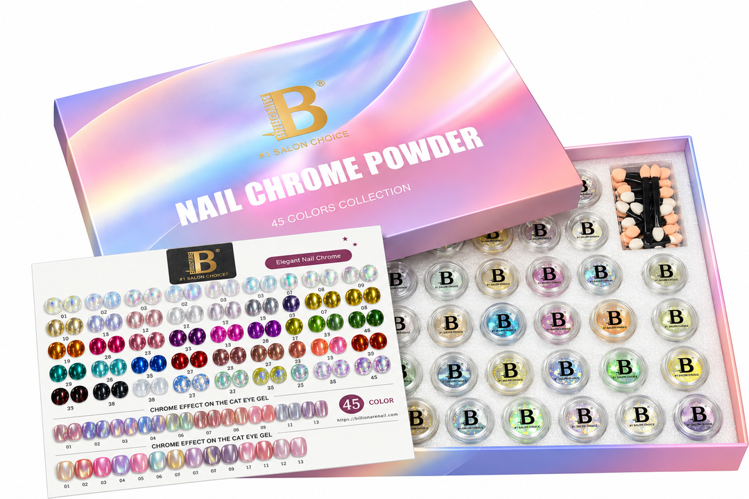 Billionaire - Nail Chrome Dip Powder - 45 Colors Collection