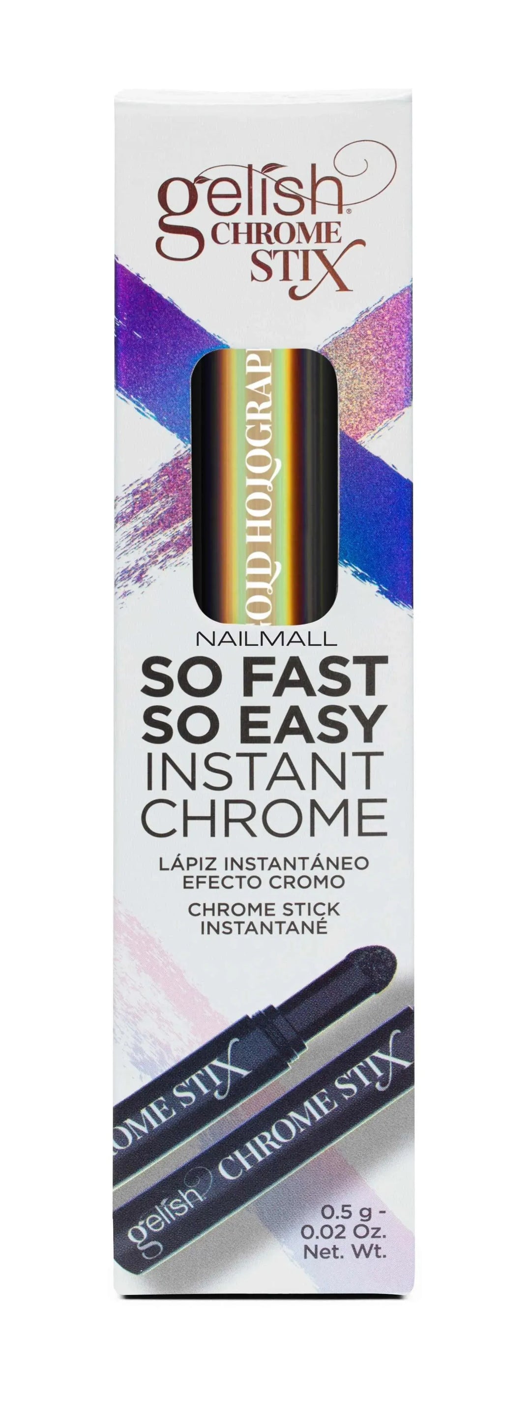 Gelish	Chrome Stix	Gold Holographic	1168196