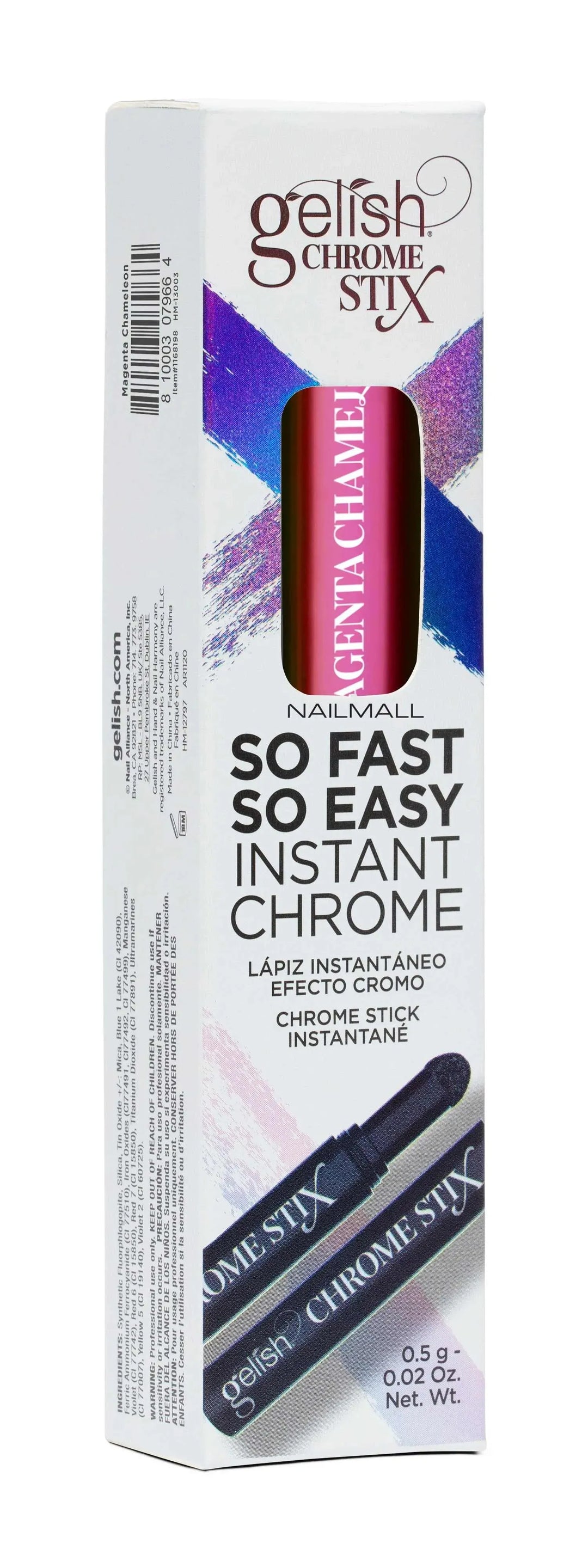 Gelish	Chrome Stix	Magenta Chameleon	1168198