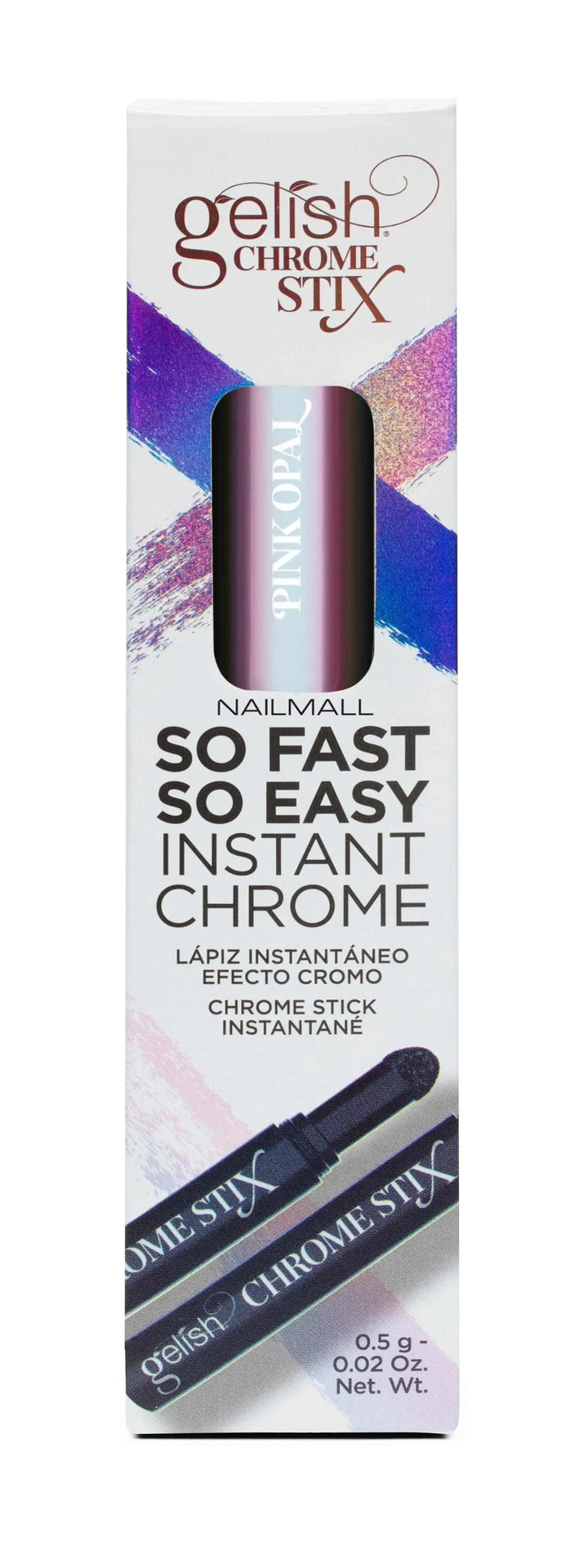 Gelish	Chrome Stix	Pink Opal	1168200