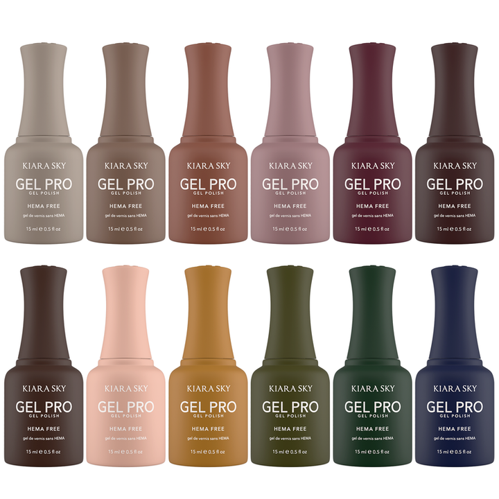 Kiara Sky Gel Pro - The Fall Edit Gel Polish Collection