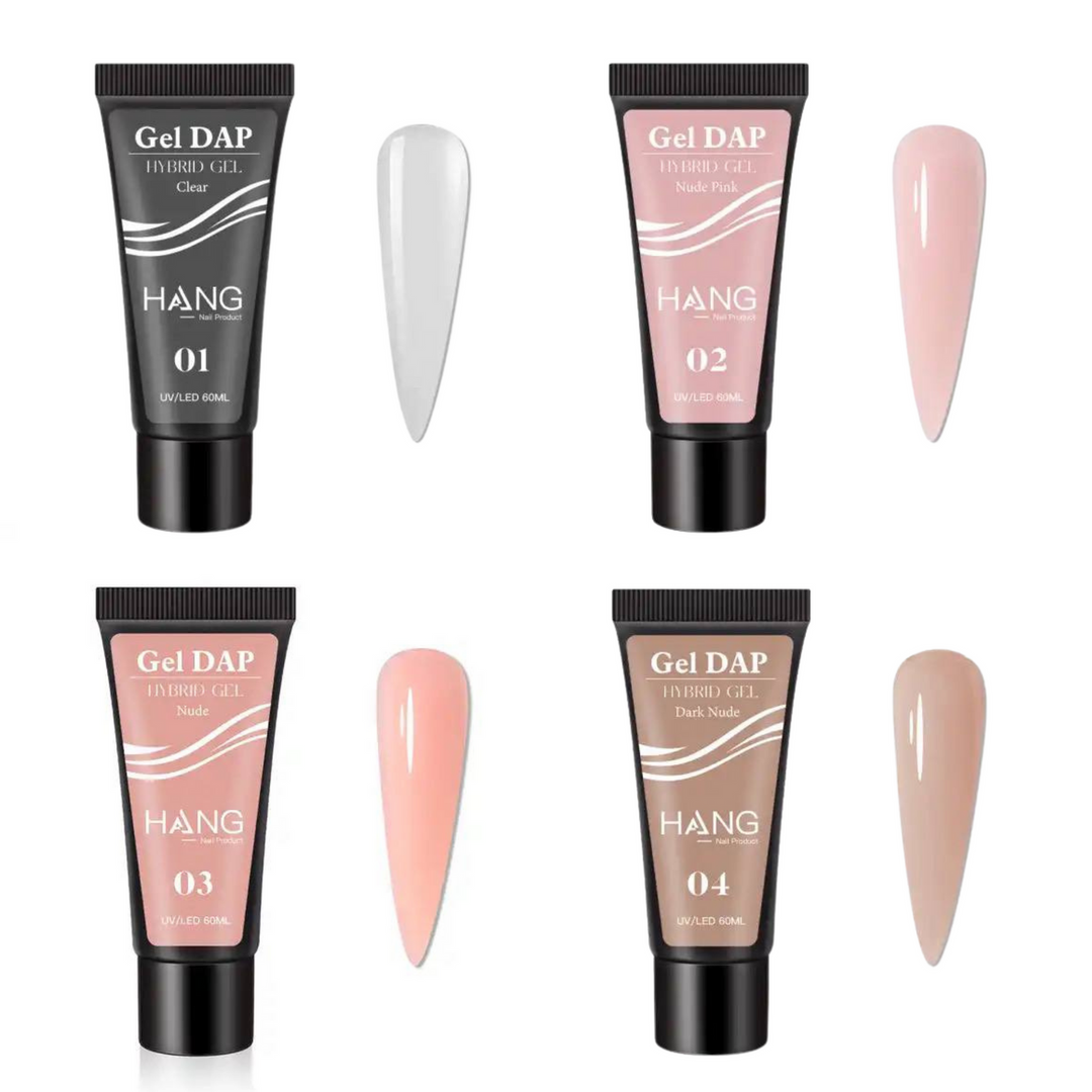 Hang Nail Products - 12-Color Gel Dap Hybrid Gel Collection — Acrylic-Free Strength & Style