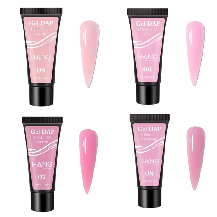 Hang Nail Products - 12-Color Gel Dap Hybrid Gel Collection — Acrylic-Free Strength & Style