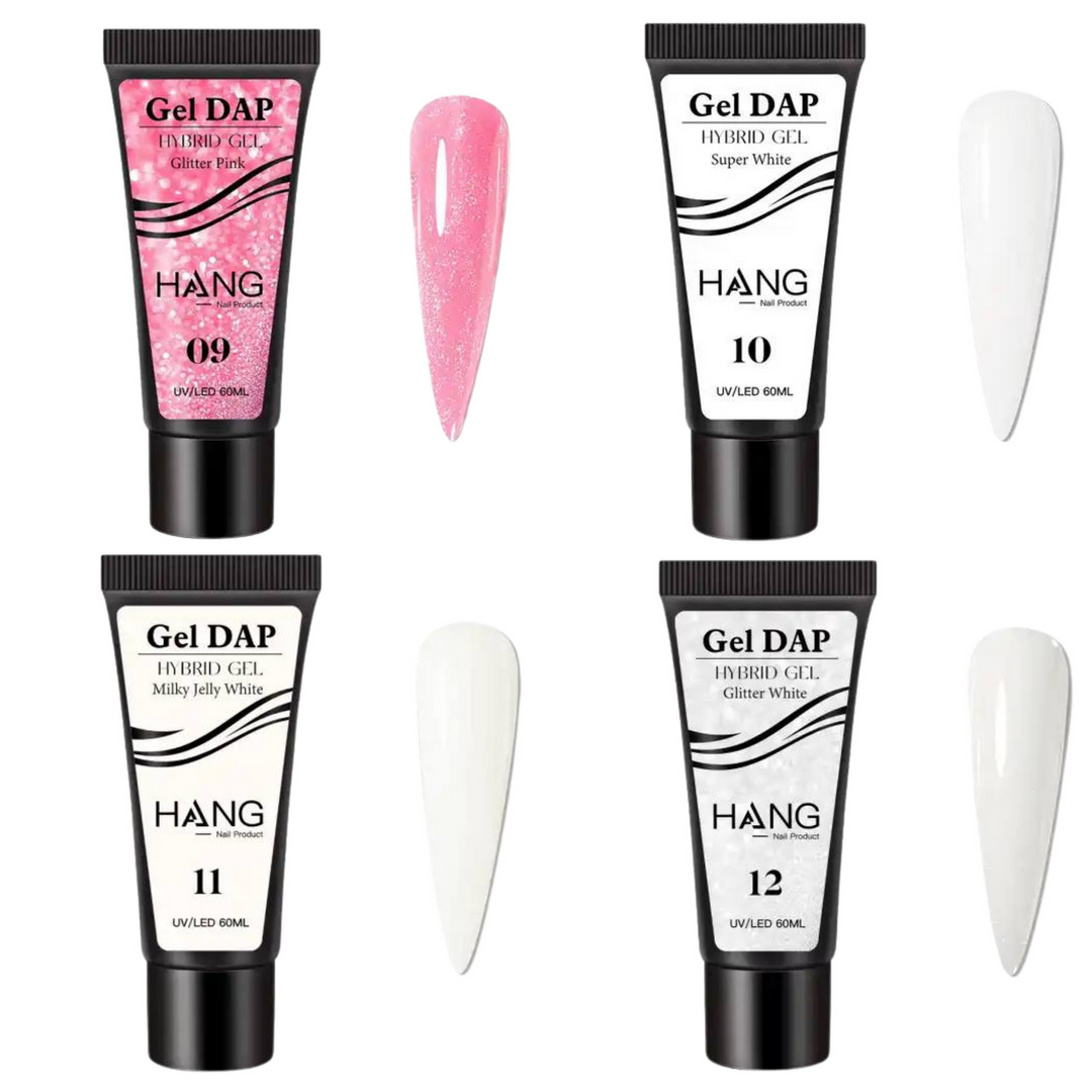Hang Nail Products - 12-Color Gel Dap Hybrid Gel Collection — Acrylic-Free Strength & Style