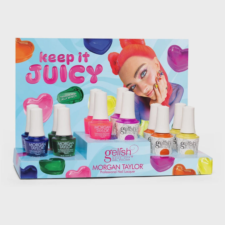 Gelish Gel & Nail Polish Duo – Summer 2026 “Keep It Juicy” Collection (12 Pieces)