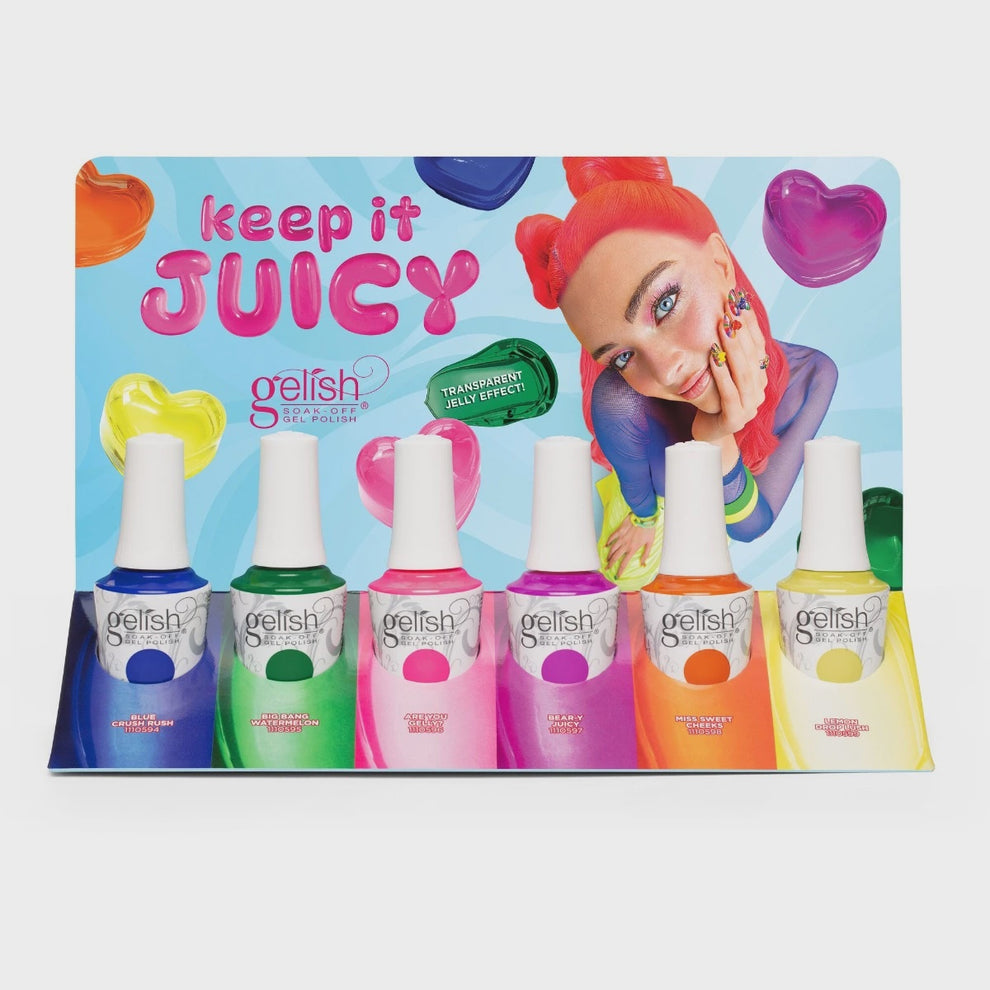 Gelish Gel Polish – Summer 2026 “Keep It Juicy” Collection (6 Colors)