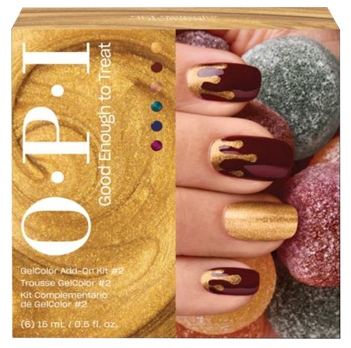 OPI GelColor Holiday 2025 - Good Enough to Treat GelColor Add-On Kit #2 Collection (6 pcs.)