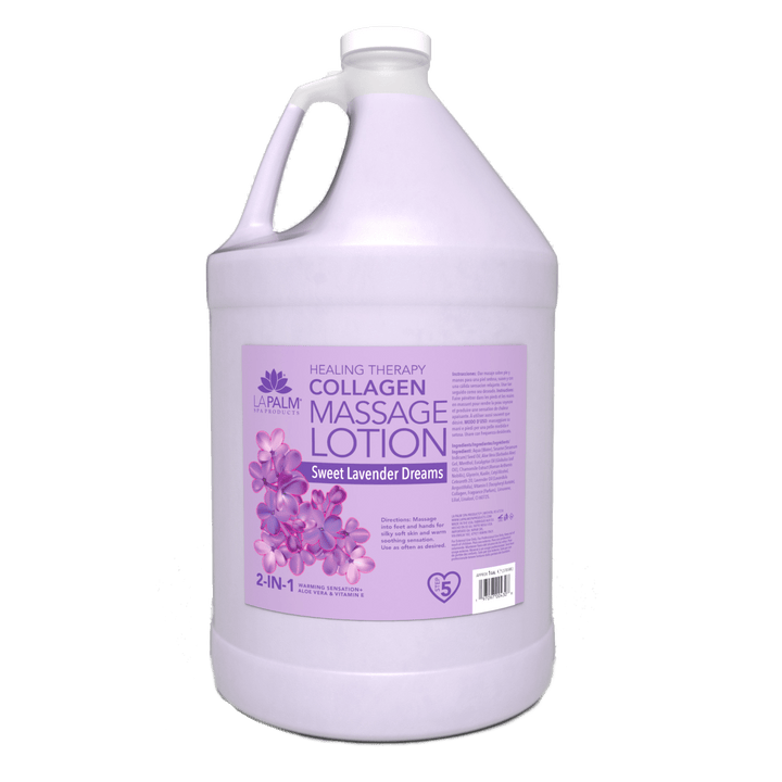 La Palm 2-in-1 Massage Lotion with Collagen | Salon & Spa Formula