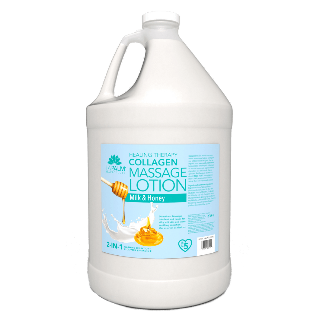 La Palm - Collagen 2-in-1 Massage Lotion - Milk & Honey