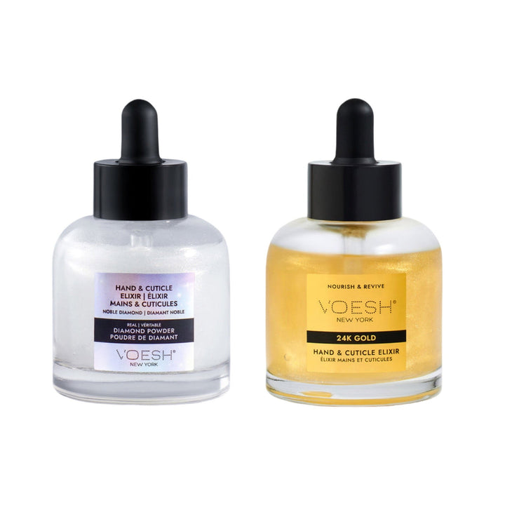 VOESH Hand & Cuticle Elixir Serum | 24K or Noble Diamond 1.69 fl oz.