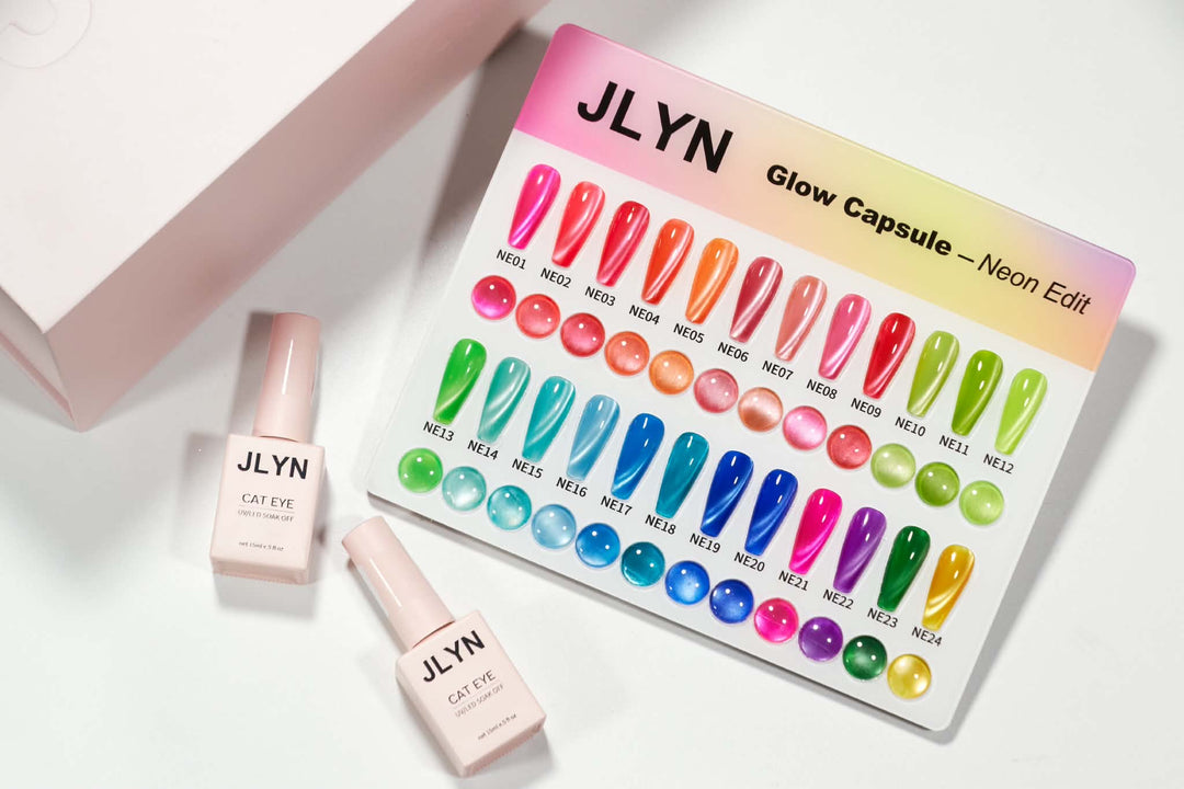 J.Lyn Glow Capsule Neon Edit – 24 Color Gel Collection
