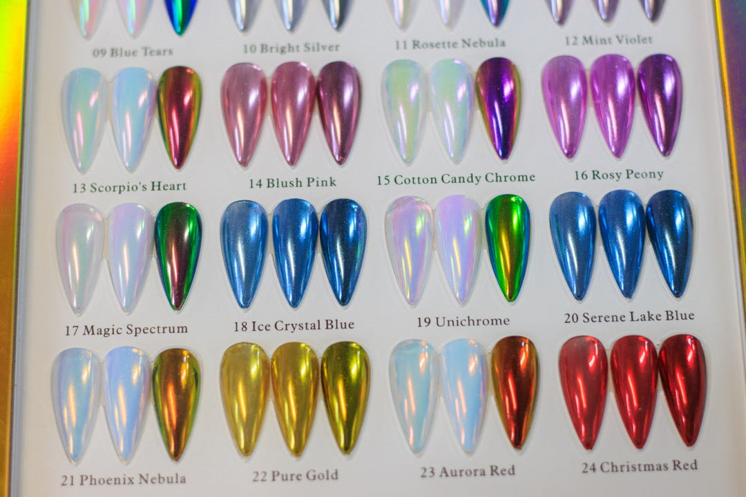 HANG Pure Chrome Nail Powder Collection – 25 Colors Set