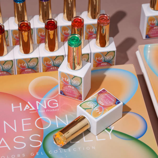 Hang Nail Product Neon Glass Jelly Gel Set – 24 Colors (#1 - #24)