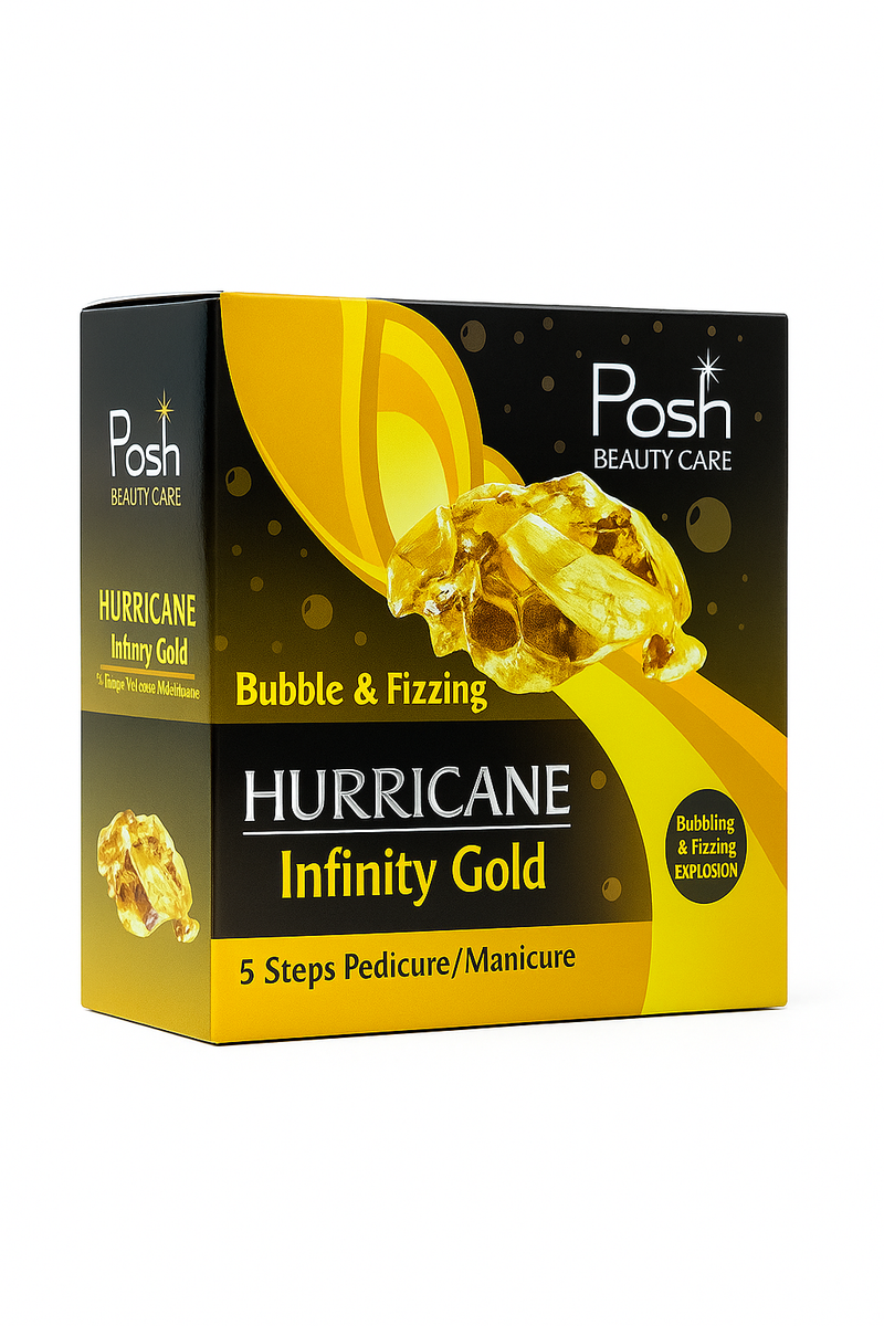 Infinity Gold - Posh Hurricane 5-in-1 Pedicure/Manicure Kit