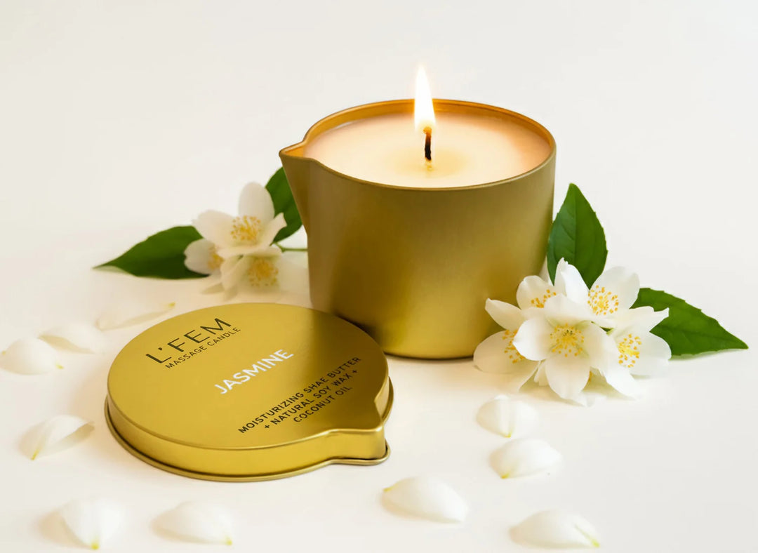 L’FEM Massage Candle 8oz (Single or 72 Pieces) – Spa Oil Candle