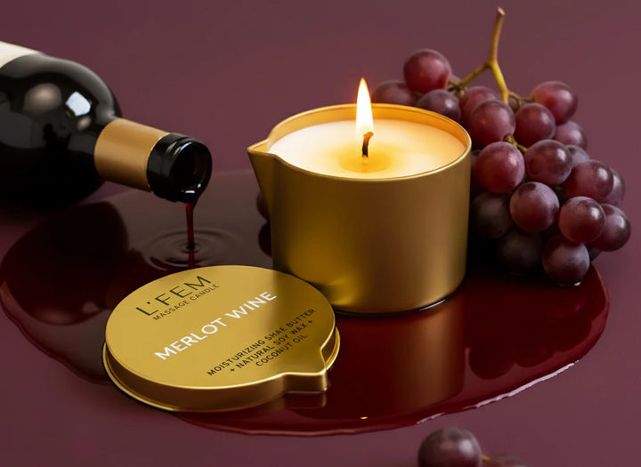 L’FEM Massage Candle 8oz (Single or 72 Pieces) – Spa Oil Candle