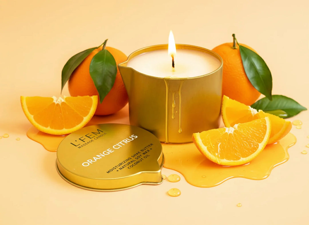 L’FEM Massage Candle 8oz (Single or 72 Pieces) – Spa Oil Candle
