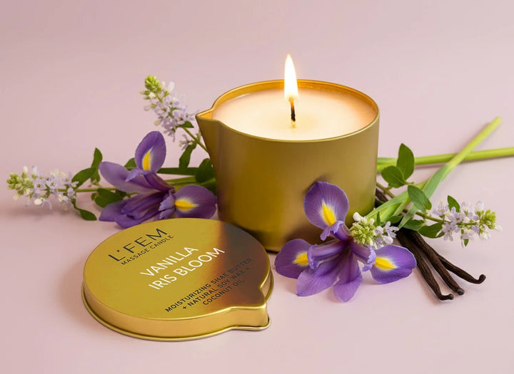 L’FEM Massage Candle 8oz (Single or 72 Pieces) – Spa Oil Candle
