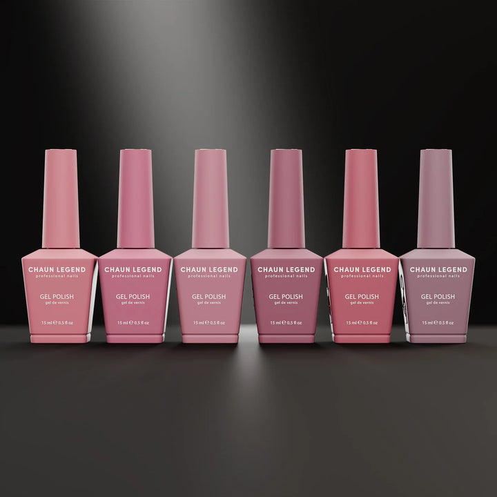Chaun Legend Gel 6pc Bundle - Mauves + Aunties Collection Special