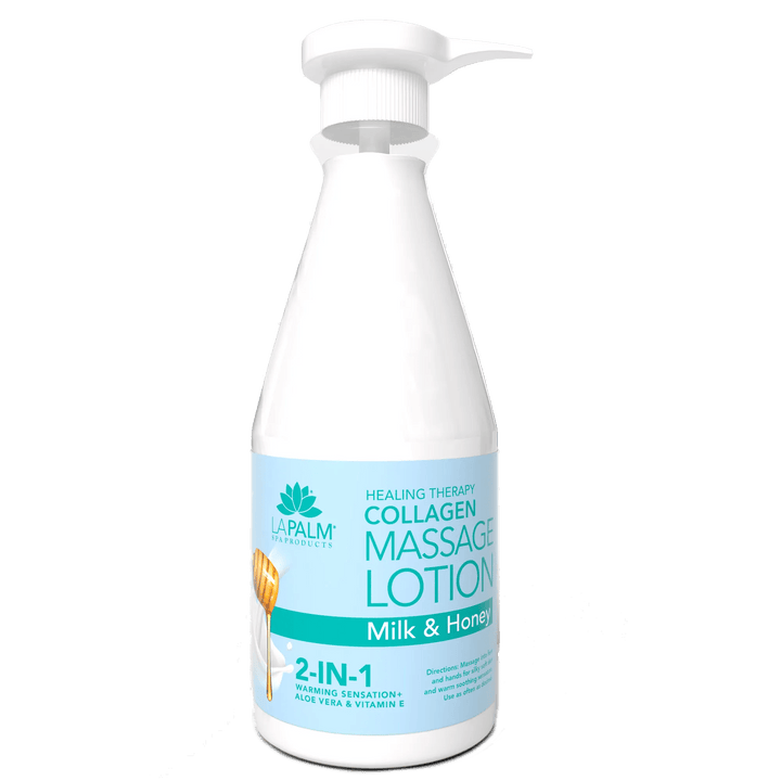 La Palm - Collagen 2-in-1 Massage Lotion - Milk & Honey