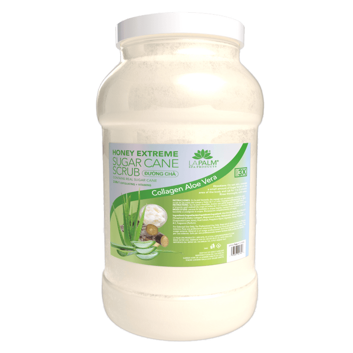 LA PALM Honey Extreme Sugar Cane Scrub - Collagen Aloe Vera