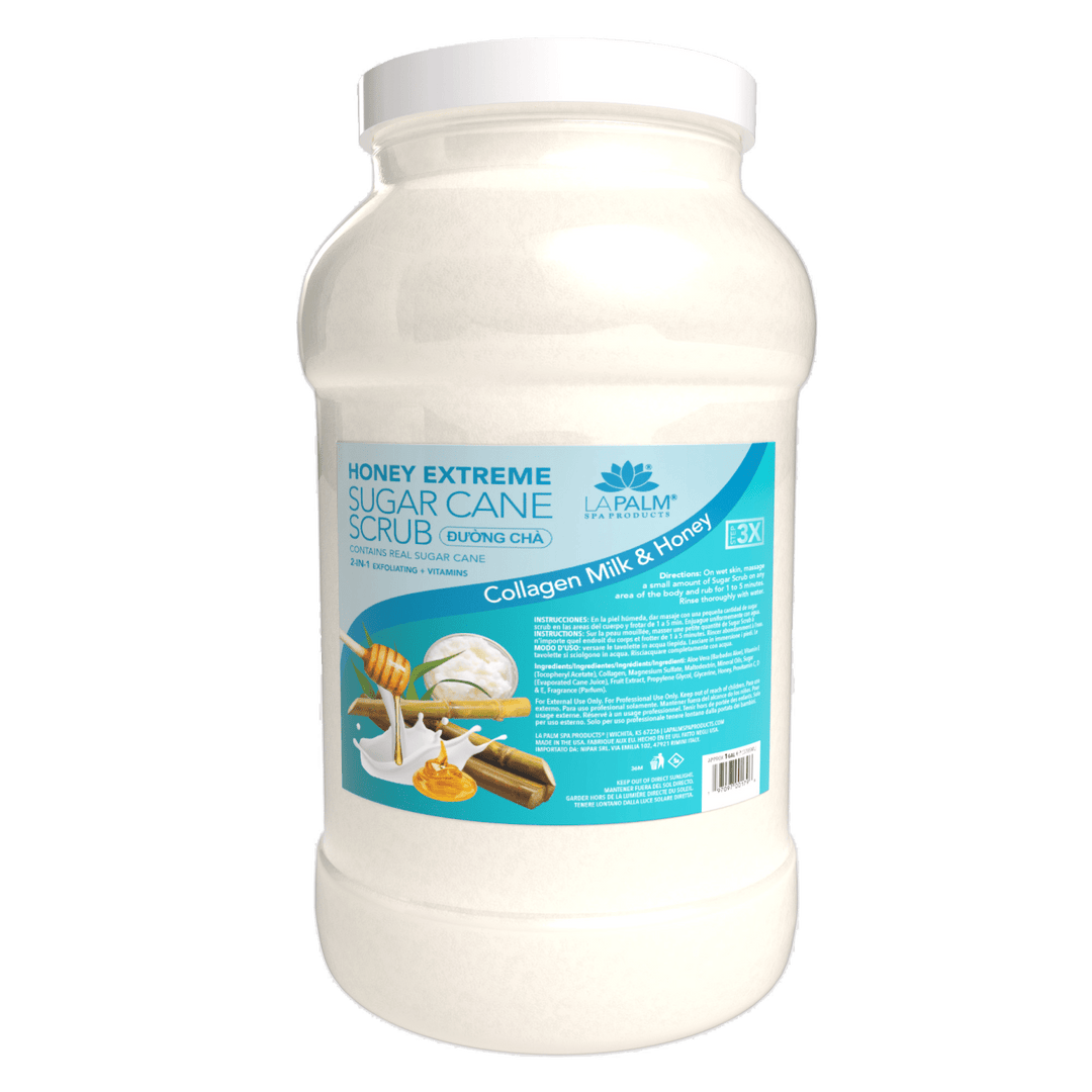 LA PALM Honey Extreme Sugar Cane Scrub - Collagen Milk & Honey