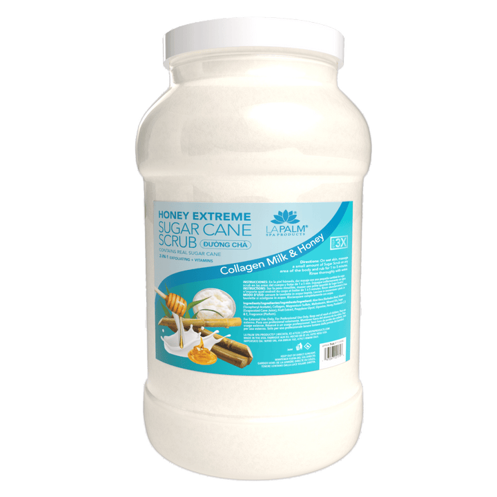 LA PALM Honey Extreme Sugar Cane Scrub - Collagen Milk & Honey