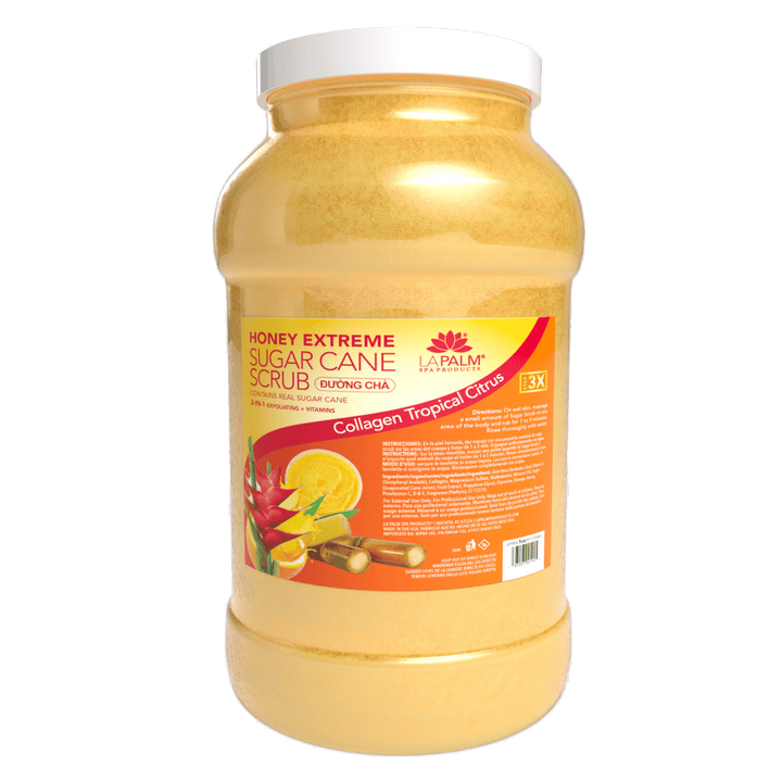 LA PALM Honey Extreme Sugar Cane Scrub - Collagen Tropical Citrus