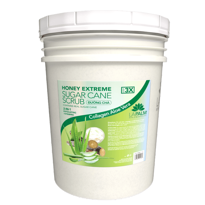 LA PALM Honey Extreme Sugar Cane Scrub - Collagen Aloe Vera