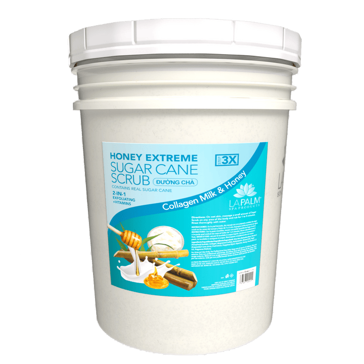 LA PALM Honey Extreme Sugar Cane Scrub - Collagen Milk & Honey