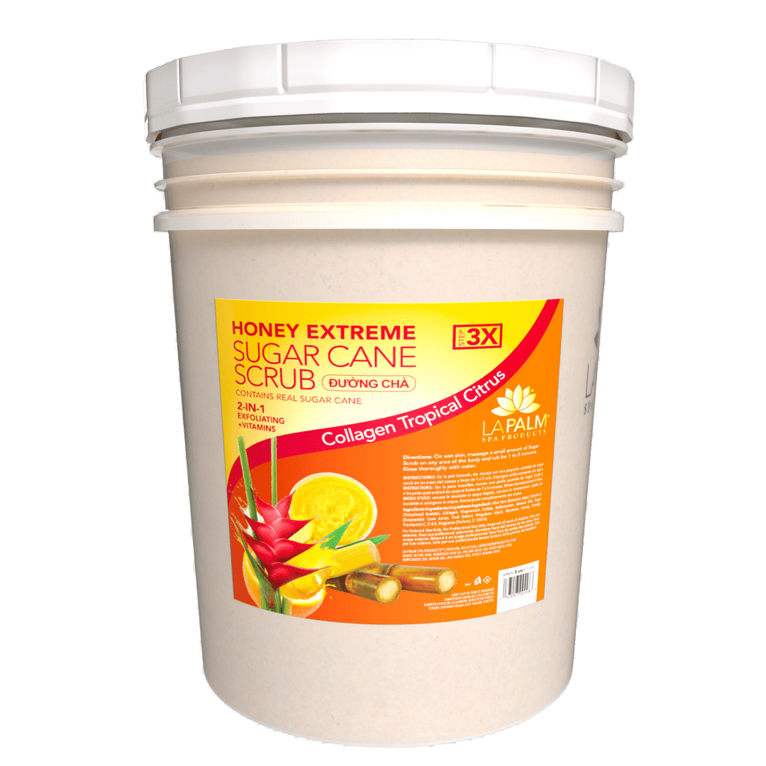 La Palm Honey Extreme Sugar Cane Collagen Scrub | Professional Exfoliating Scrub