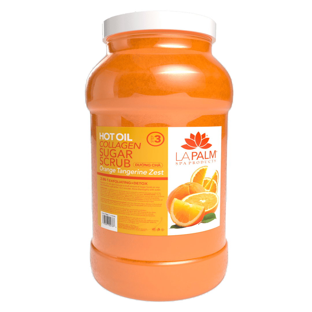 LA PALM Hot Oil Sugar Scrub - Orange Tangerine Zest