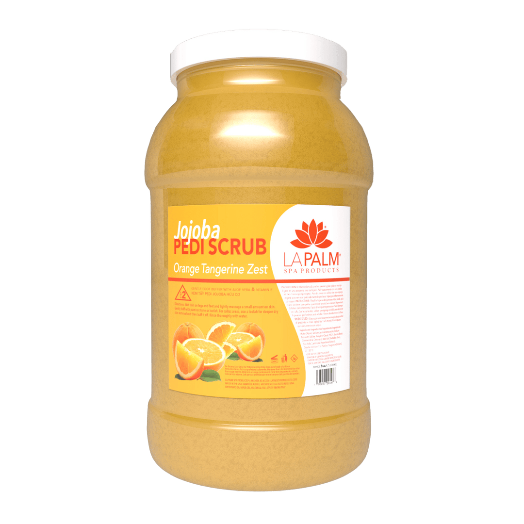 LA PALM Jojoba Pedi Scrub - Orange Tangerine Zest