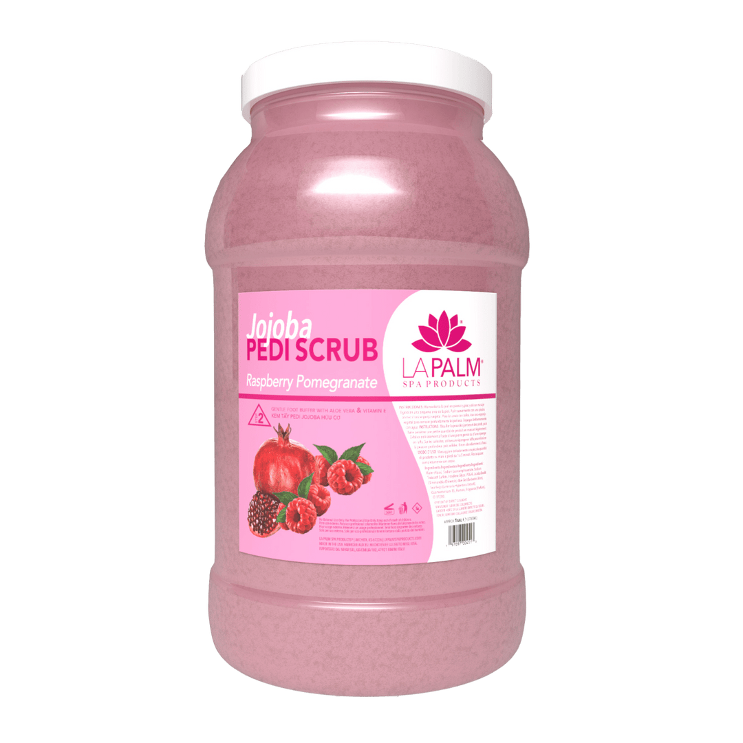 LA PALM Jojoba Pedi Scrub - Raspberry Pomegranate