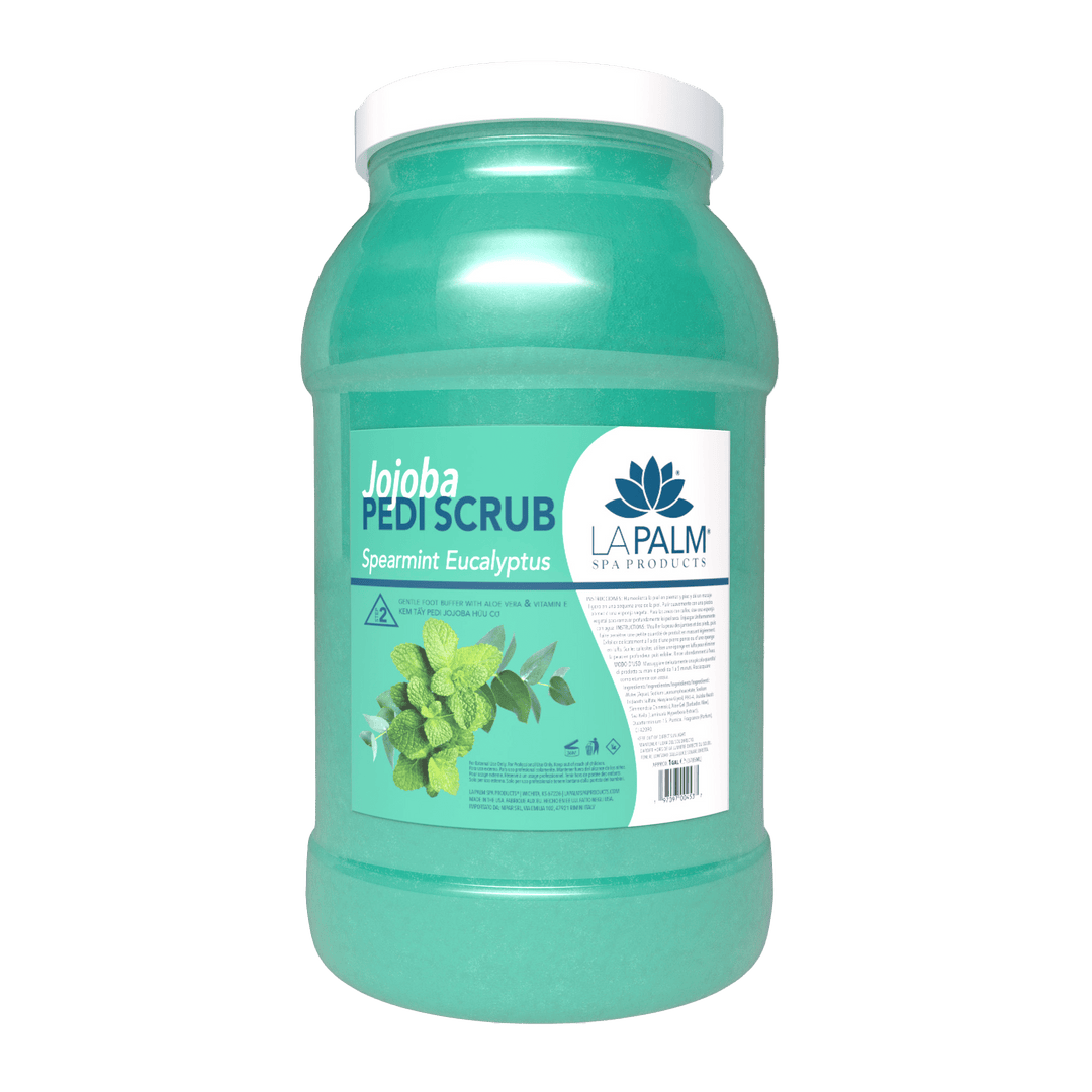 LA PALM Jojoba Pedi Scrub - Spearmint Eucalyptus
